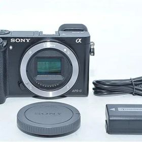 650★新品級・ショット数7906回★SONY ミラーレス一眼 α6000 ボディ ブラック ILCE-6000 B
