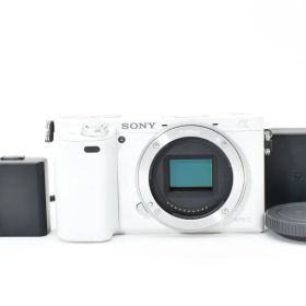 ショット数2504回 SONY α6000 ホワイト ILCE-6000 ミラーレス一眼 AYM5252#401