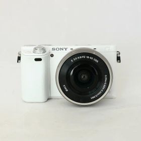 【中古】(ソニー) SONY α6000 パワーズームレンズキツト ホワイト