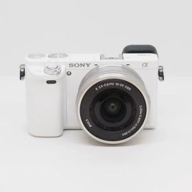 【中古】(ソニー) SONY ILCE-6000L W パワーズームレンズキツト