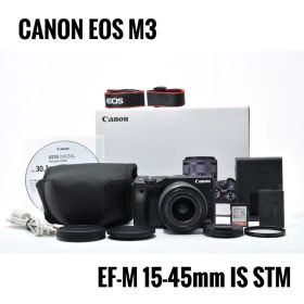 美品 Canon EOS M3 レンズキット★WiFi搭載&高画質タッチパネル★