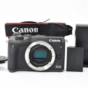 ■ 美品 ■ キヤノン Canon EOS M6 ボディ ブラック ≪動作光学良好 動作確認済≫ 0299