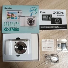 Kenko KC-ZM08 ホワイト コンパクトデジタルカメラ SDカード付き