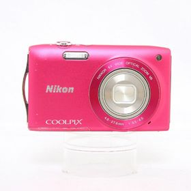 ニコン(Nikon)の【中古】(ニコン) Nikon ニコン COOLPIX S3300 ストロベリーピンク(コンパクトデジタルカメラ)