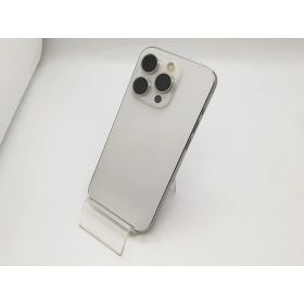 【中古】【赤ロム保証あり】Apple SoftBank 【SIMフリー】 iPhone 15 Pro 128GB ホワイトチタニウム MTU83J/A【アリオ倉敷】保証期間1ヶ月【ランクB】