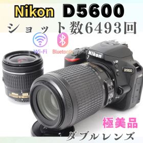 美品❤️Nikon D5600 ダブルレンズ❤️Wi-Fi搭載 スマホ転送 高画質