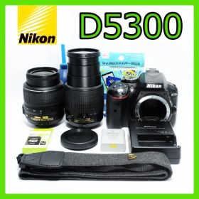 風景も家族写真も綺麗に残す❗️Nikon D5300✨望遠＆標準ダブルレンズ