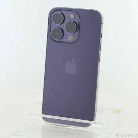 ソフマップ 〔中古品〕 iPhone14 Pro 128GB ディープパープル MQ0F3J／A SIMフリー【377】