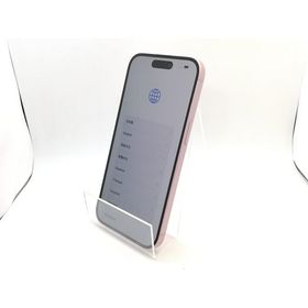 【中古】Apple SoftBank 【SIMフリー】 iPhone 15 128GB ピンク MTMJ3J/A【熊本】保証期間１ヶ月【ランクB】
