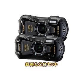 PENTAX ペンタックス WG-90（ブラック）×2台セット【wg90set】