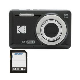 コンパクトデジタルカメラ PIXPRO ブラック FZ55BK2A ＋ 8GB SDHCメモリカード 1セット デジタルカメラ デジカメ カメラ 写真
