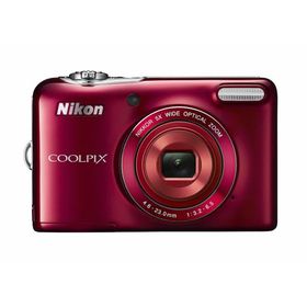 Nikon デジタルカメラ COOLPIX L30 5倍ズーム 2005万画素 乾電池タイプ レッド L30RD