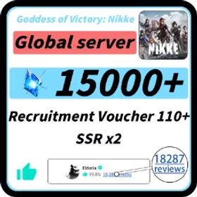 [グロバ] 15000+ダイヤ | SSR x2 | 採用バウチャー 110+ ✅