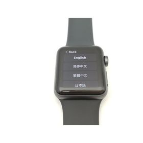 【中古】Apple Apple Watch Series3 38mm GPS スペースグレイアルミニウム/ブラックスポーツバンド MTF02J/A【熊本】保証期間１ヶ月【ランクB】