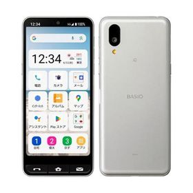 BASIO active2 SHG12[64GB] au シルバー【安心保証】