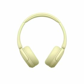 ソニー(SONY) ワイヤレスヘッドホン WH-CH520 イエロー Bluetooth 軽量設計 約147g 専用アプリ対応により好みの音質にカスタマイズできる「イコライザー」設定対応 最大50時間連続再生 3分充電で最大1.5時間再生 急速充電対