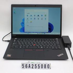 Lenovo ThinkPad X13 Gen1 Ryzen 5 Pro 4650U 2.1GHz/8GB/256GB(SSD)/13.3W/FHD(1920x1080)/Win11 【56A255080】