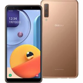 【中古】【安心保証】 楽天モバイル Galaxy A7 ゴールド