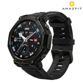 アマズフィット(Amazfit)の【新品】アマズフィット Amazfit 腕時計 ユニセックス SP170078-C239 T-Rex 3 Pro 充電式クオーツ ブラックxブラック デジタル表示(腕時計)