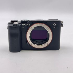 ソニー(SONY)の【全額返金保証】【最速発送】Sony デジタル一眼 α7C ILCE-7C ボディ ブラック 美品 動作確認済(ミラーレス一眼)