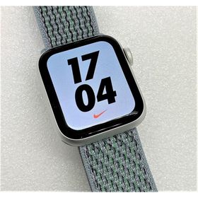 中古 Apple Watch Series6 Nike GPS 40mm シルバーアルミニウムケース オブシディアンミストNikeスポーツループ M02J3J/A Model:A2291 ※バッテリ残量少なめ