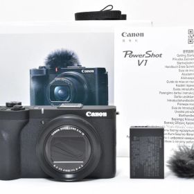★新品級★ キヤノン Canon PowerShot V1 《バッテリー・元箱付き！付属品多数！》★完動品★ #011P911A512028