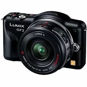 【中古】パナソニック ミラーレス一眼カメラ LUMIX GF3 電動ズームキット エスプリブラック DMC-GF3X-K