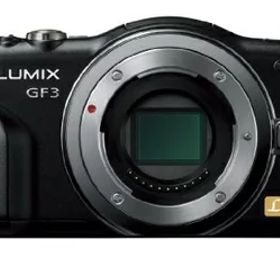 【中古】 パナソニック ミラーレス一眼カメラ LUMIX GF3 ボディ エスプリブラック DMC-GF3-K