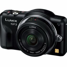 【中古】【非常に良い】パナソニック ミラーレス一眼カメラ LUMIX GF3 レンズキット エスプリブラック DMC-GF3C-K