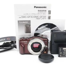 【中古】Panasonic ミラーレス一眼カメラ LUMIX GF3 ボディ センシュアルブラウン DMC-GF3