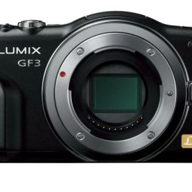 【中古】パナソニック ミラーレス一眼カメラ LUMIX GF3 ボディ エスプリブラック DMC-GF3-K