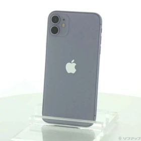 【中古】Apple(アップル) iPhone11 256GB パープル MWMC2J／A SIMフリー 【305-ud】