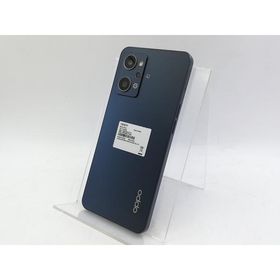 【中古】Oppo au 【SIMフリー】 OPPO Reno7 A スターリーブラック 6GB 128GB OPG04【大宮東口】保証期間１ヶ月【ランクC】