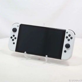 【中古】Nintendo(任天堂) Nintendo Switch 有機ELモデル Joy-Con(L)／(R) ホワイト 【258-ud】