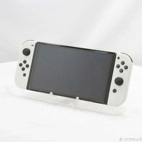 【中古】Nintendo(任天堂) Nintendo Switch 有機ELモデル Joy-Con(L)／(R) ホワイト 【258-ud】