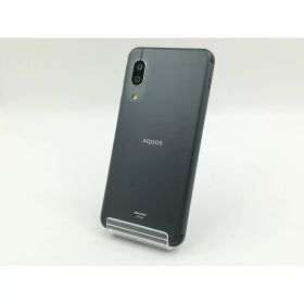 【中古】SHARP au 【SIMロック解除済み】 AQUOS sense3 ブラック 4GB 64GB SHV45【鹿児島中町】保証期間1ヶ月【ランクC】