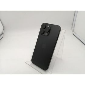 【中古】Apple SoftBank 【SIMフリー】 iPhone 15 Pro Max 256GB ブラックチタニウム MU6P3J/A【なんば】保証期間１ヶ月【ランクC】