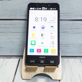 softbank SHARP シンプルスマホ3 509SH ブラック 本体 白ロム B794126