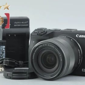 【中古】Canon キヤノン EOS M3 ブラック EF-M 18-55mm f/3.5-5.6 IS STM レンズキット