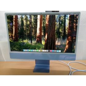 【中古】Apple iMac 24インチ 4.5K Retinaディスプレイ M1(CPU:8C/GPU:8C) 8GB/512GB ブルー MGPL3J/A (M1・2021)【千葉】保証期間1ヶ月【ランクA】