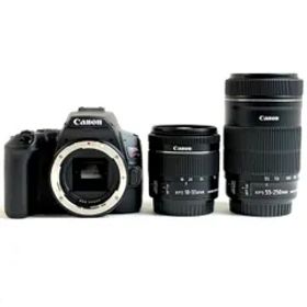 キヤノン Canon EOS Kiss X10 ダブルズームキット ブラック デジタル 一眼レフカメラ 【中古】