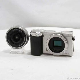 【中古】SONY(ソニー) α6000 パワーズームレンズキット シルバー ILCE-6000L 【349-ud】