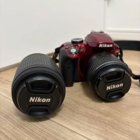 Nikon D3300 赤色 ダブルレンズセット