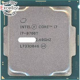 インテル(intel)のCore i7 8700T 2.4GHz LGA1151 35W SR3WX(PCパーツ)