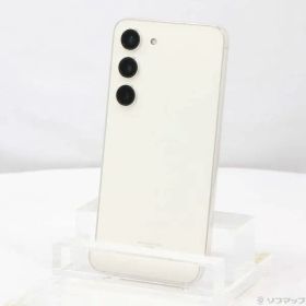 ソフマップ 〔中古品〕 Galaxy S23 256GB クリーム SCG19 au SIMフリー【344】
