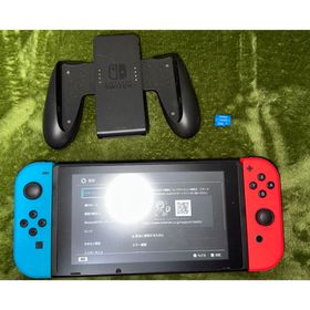 ニンテンドースイッチ(Nintendo Switch)のNintendo Switch 美品 micro SD 256GB 付属(家庭用ゲーム機本体)