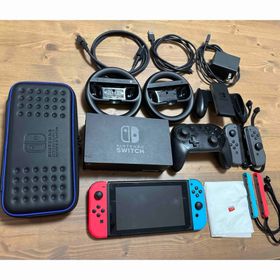 ニンテンドースイッチ(Nintendo Switch)のSwitch ネオンレッド×ネオンブルー セット(家庭用ゲーム機本体)