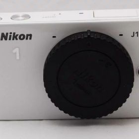 【中古】Nikon ミラーレス一眼カメラ Nikon 1 (ニコンワン) J1 (ジェイワン) 標準ズームレンズキット ホワイトN1 J1HLK WH