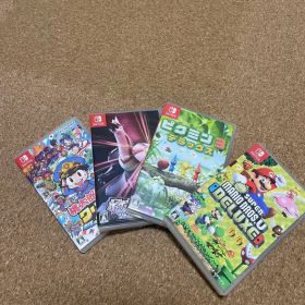 Switchソフト 4本まとめ売り マリオU／ピクミン3／ポケモン／桃鉄ワールド