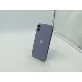 【中古】Apple SoftBank 【SIMロック解除済み】 iPhone 11 64GB パープル MWLX2J/A【秋葉3号】保証期間1ヶ月【ランクC】